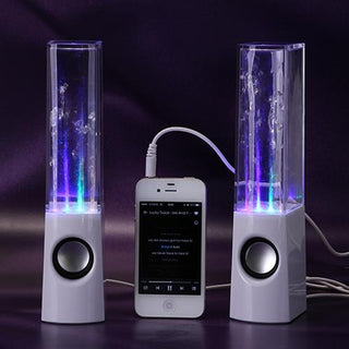 Wireless Dancing Water Speaker LED Light Fountain Speaker Home Party - Phosgene