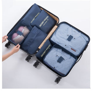 Durable Waterproof Nylon Packing Cube Travel Organizer Bag - Phosgene