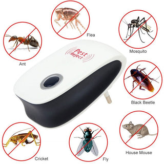 Electronic Ultrasonic Healthy Rechargeble Anti Mosquito Insect Pest Reject Mouse Repellent Repeller Practical Home EUUS Plug Phosgene