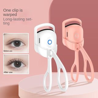 Eyelash Curler Portable Electric Heated Comb Eye Lash Long Lasting Eyelashes Curls Thermal Eyelash Curler Makeup Tools Heated Eyelash Curlers,Rechargeable Electric Eyelash Curler,Handheld Eyelash Heat - Phosgene