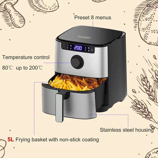 Household Touch Screen 50L Air Fryer Phosgene