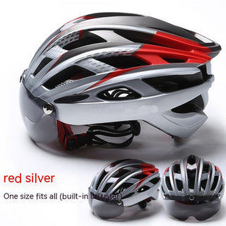 Bicycle Helmet Goggles Integrated Riding Helmet Equipment - Phosgene