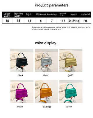 Retro Shoulder Bag Casual Handbag Fashion Simple Crossbody - Phosgene