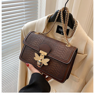 Fashionable Stylish Chain Shoulder Trendy Retro Messenger Bag Phosgene