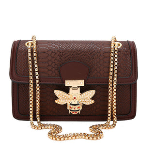 Fashionable Stylish Chain Shoulder Trendy Retro Messenger Bag Phosgene