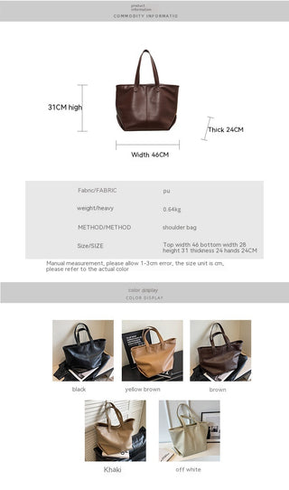 Niche, High-end Commuting Retro Women's Tote Bag - Phosgene