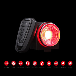 USB charging led warning tail light - Phosgene