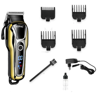 Lithium battery LCD hair clipper, razor, electric hair clipper - Phosgene