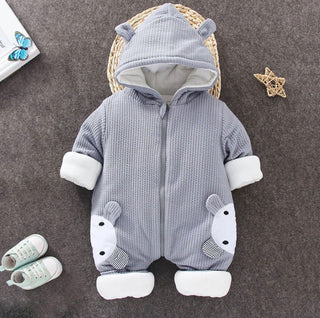 Autumn Winter Coat Jumpsuit Baby Clothing Newborn Snowsuit Boy Warm Romper Down Cotton Jackets Girl Snow clothes Bodysuit - Phosgene