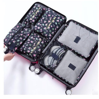 Durable Waterproof Nylon Packing Cube Travel Organizer Bag - Phosgene