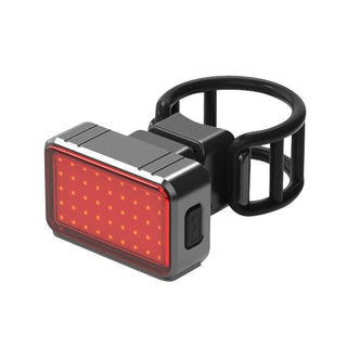 Machfally USB charging smart sensor brake bicycle riding tail light mountain bike COB warning light - Phosgene