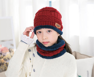 Warm knitted hat children's cap - Phosgene