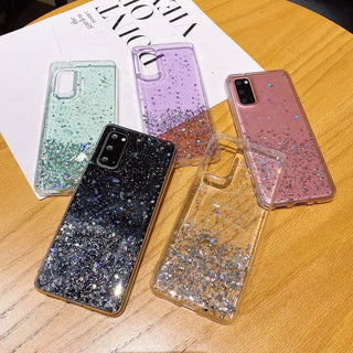 Starry Sky Silver Foil Epoxy Phone Case - Phosgene