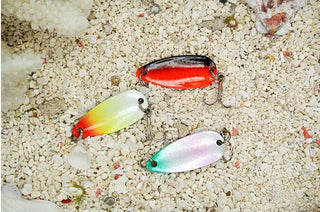 Metal Sheetmetal Lures Set 30x Spinnerbait Fishing Hard Lure Pike Salmon Bass Card 2 Fish Bait Hook Fishing Tackle spinners - Phosgene