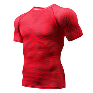 Tights Men's Sports Running Short Sleeve - Phosgene