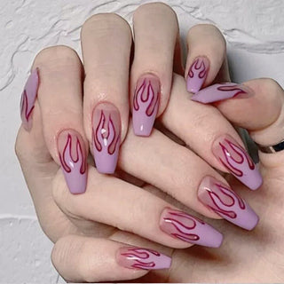 Wearing Nails Finished Soft Nails False Nails - Phosgene