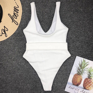 Women White Swimsuit - Phosgene