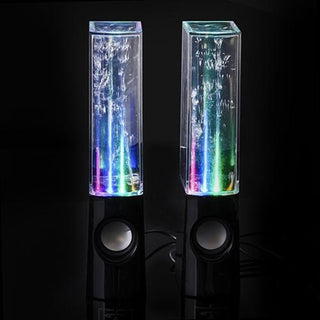 Wireless Dancing Water Speaker LED Light Fountain Speaker Home Party - Phosgene