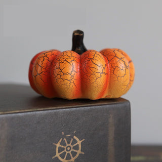 New Halloween Pumpkin Lantern Simulation Pumpkin LED Candle Lamp Resin Luminous Pumpkin - Phosgene