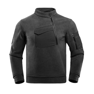 Outdoor Men's Fleece-lined Thickened Pullover Keep Warm Top - Phosgene