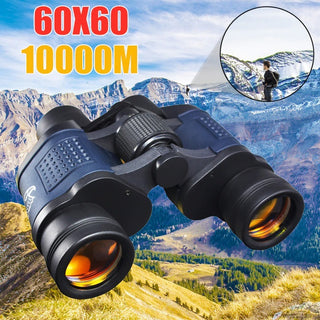 Telescope 60X60 Powerful Binoculars Hd High Magnification For Outdoor Hunting Optical Scopes Lll Night Vision Fixed Zoom - Phosgene