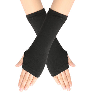 Knitted Finger-leaking Gloves Striped Thin - Phosgene