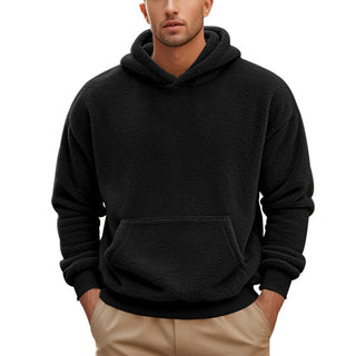 New Men's Double-sided Velvet Loose Sweater Men - Phosgene