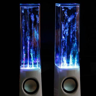 Wireless Dancing Water Speaker LED Light Fountain Speaker Home Party - Phosgene