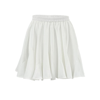 Women's High Waist Skirt Design Ruffled Phosgene