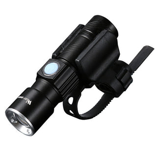 Bicycle Light Stretch Zoom Mountain Bike LED Flashlight Riding Headlight USB Rechargeable - Phosgene