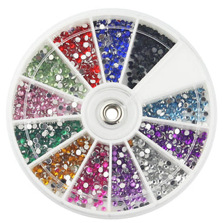 Diamond fake nails domestic rhinestones 12 colors - Phosgene