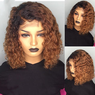 Water wave bob wigs Human Hair - Phosgene