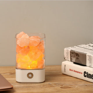 USB Crystal Light Himalayan Salt LED Lamp - Phosgene