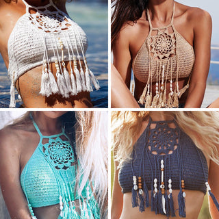 Tassel bohemian swimsuit - Phosgene