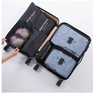 Durable Waterproof Nylon Packing Cube Travel Organizer Bag - Phosgene