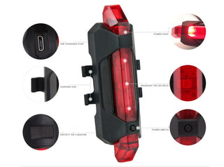 Mountain bike warning led taillights headlights binoculars riding equipment - Phosgene