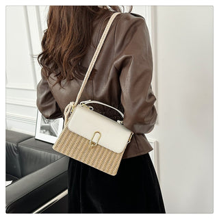 Handbag Western Style One-shoulder Versatile Woven Bag Phosgene