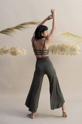 Yoga Suit Backless Spaghetti Straps Backless Bra Phosgene