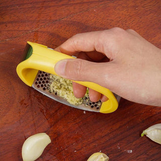 Stainless Steel Garlic Masher Garlic Press Household Manual Curve Fruit Vegetable Tools Kitchen Gadgets - Phosgene