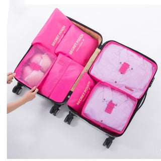 Durable Waterproof Nylon Packing Cube Travel Organizer Bag - Phosgene