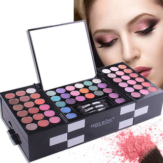 MISS ROSE 144 color 3 color 3 Color Eyeshadow blush eyebrow makeup makeup makeup kit special wholesale - Phosgene