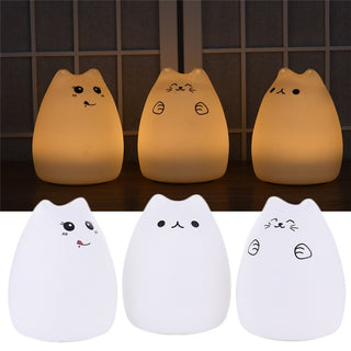 Silicone Touch Sensor LED Night Light For Children Baby Kids - Phosgene