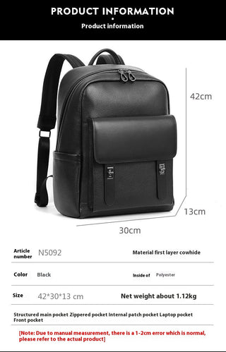 Large Capacity Business Travel Men's Backpack - Phosgene