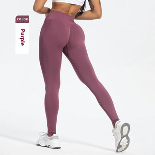 European And American Sports Seamless Hip Raise Yoga Pants Women Phosgene