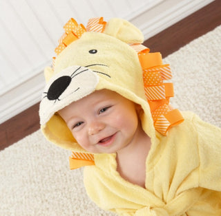 Cartoon Cute Animal Modeling Baby Bath Towels Baby Bathrobes Cotton Children's Bathrobes Baby Hooded - Phosgene