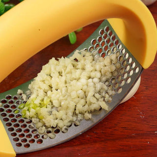 Stainless Steel Garlic Masher Garlic Press Household Manual Curve Fruit Vegetable Tools Kitchen Gadgets - Phosgene