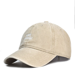 Washed Cotton Printed Hat Old Dad Hat - Phosgene