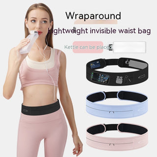 Invisible Multifunctional Running Mobile Phone Bag Waist Bag - Phosgene