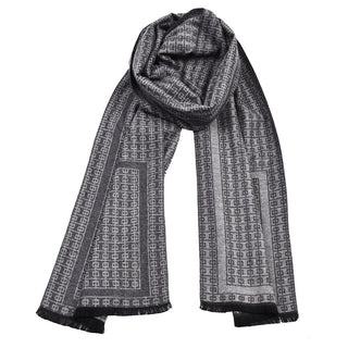 Double-sided Thick Warm Korean Men's Knitted Scarf - Phosgene