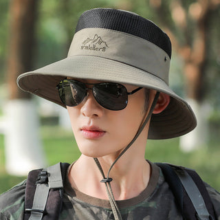 Spring And Summer Hat Outdoor Mountaineering Sun Hat Folding - Phosgene